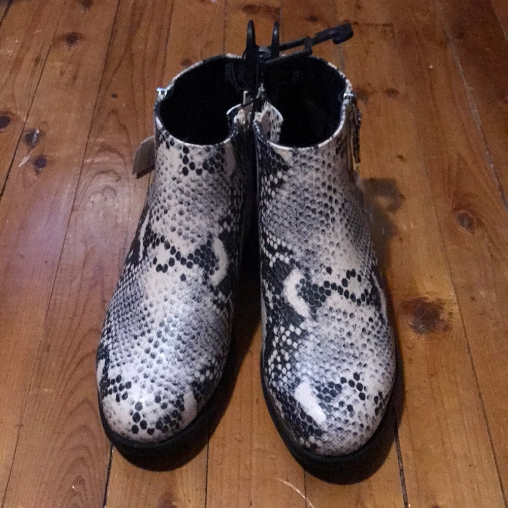 Time and Tru Snake Boots
